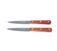 LOT DE 2 COUTEAUX DE CUISINE LAME 10,5 CM OFFICE DE THIERS « LA FOURMI » A12-2995lot2