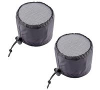 Lot de 2 couvercles d'aération de tente de culture de 10,2 cm, filet filtre de conduit avec boucle fixe, écran en maille anti-poussière pour la tente de culture de plantes