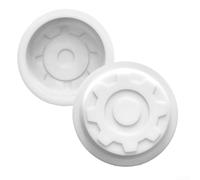 Lot de 2 couvercles de buse de jet de piscine en silicone pour protection contre le gel, pour jets de retour Hayward SP1419D et systèmes de spa (blanc)
