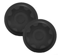 Lot de 2 couvercles de buse de jet de piscine en silicone pour protection contre le gel, pour jets de retour Hayward SP1419D et systèmes de spa (noir)