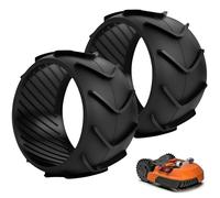 Lot de 2 couvercles de protection pour robot tondeuse Worx Landroid - Augmente l'adhérence des roues et améliore la friction, améliore la traction (A)
