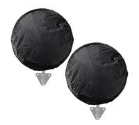 Lot de 2 couvercles de ventilateur résistants à la poussière et lavables | Housse de protection pour ventilateur sur pied de 45,7 cm pour la maison, la chambre à coucher, l'appartement,