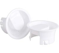 Lot de 2 couvercles en verre blanc de qualité alimentaire, anti-poussière, anti-éclaboussures, pour carafe à boisson, verseuse, carafes et carafes
