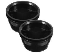 Lot De 2 Crépines De Douche Avec Dispositif Anti-Refoulement Et Anti-Odeurs - Raccord De Siphon De Sol En Abs Durable