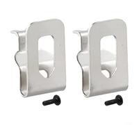 Lot de 2 crochets à clip de ceinture, pour perceuse DeWalt 18 V 20 V, pièces de rechange en acier inoxydable, compatibles avec DCD780 et DCD785C2, pour outils électriques