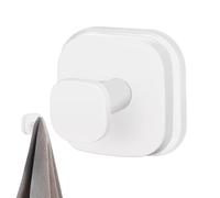 Lot de 2 crochets de douche à ventouse, cintres solides sous vide, support pliable, prise en main antidérapante, installation sans perçage, blanc, excellent pour une utilisation en carrelage de verre