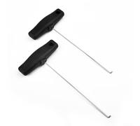 Lot de 2 crochets de traction pour MercedesBenz pour le retrait du groupe d'instruments, conçus pour le port de climatisation, le panneau audio, le démontage de levage en verre, lot de 2 avec