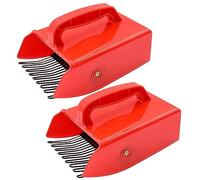 Lot de 2 cueilleurs de baies avec peigne métallique et poignée ergonomique pour cueillir plus facilement les baies et les myrtilles