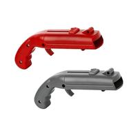 Lot de 2 Decapsuleur Bière Ouvre Bouteille Pistolet Lanceur de Capsule | Décapsuleur, Original, Fête, Barbecue, Soirée, Amis, Rouge, Gris, Emballage, Individuel, Qualite, Solid, Pratique