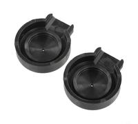 Lot de 2 déflecteurs d'échappement pour clous Bn125a Bn200a compatibles avec les cloueuses pneumatiques - Kit de déflecteur d'air en plastique noir facile à installer - Protection de sécurité pour