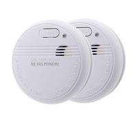 Lot de 2 détecteurs de fumée autonomie 3 Ans - Pile et Accessoires - Otio