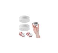 Lot de 2 détecteurs de fumée NF avec supports aimantés de fixation-EVACUATE