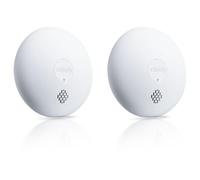 Lot de 2 détecteurs de fumée - Sirène 85dB - Compatible Home Alarm (Advanced, Essential), et Somfy One (+)