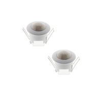 Zenitech - Lot de 2 détecteurs mouvement encastrables plafonnier 300W