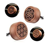 Lot de 2 diffuseurs d'huiles essentielles pour Voiture, diffuseur d'aromathérapie avec Clip pour Grille d'aération de Voiture, Mini diffuseurs d'huiles essentielles (2 Motifs charmants)