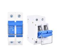 Lot de 2 disjoncteurs à couteau for rail DIN 1/2/3/4 broches, 230 V/400 V, 63/100 A, avec anneau traction(Pull Hook,4P-100A)