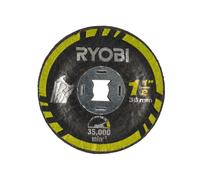 RYOBI - Lot 2 Disques Rectifier Métal - RAR507-2 - Ébavurage Acier Aluminium