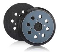 Lot de 2 disques abrasifs 125 mm Velcro pour ponceuse excentrique comme pièce de rechange pour Makita BO5031, M9204, BO5021, BO5041743081-8 pour DeWalt 151281-08 DW4388r, 8 trous