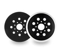 Lot de 2 disques abrasifs de 125 mm pour Bosch GEX 125-1 AE PEX 220 A & AE, Skil 7402/7490, 8 trous pour ponceuse excentrique Bosch RSO34& RS035