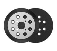 Lot de 2 disques abrasifs excentriques 125 mm 8 trous compatibles avec Mil-waukee 6021-21/6034-21 Rid-gid R2600/R2601 Ryo-bi RS290/RS280
