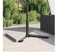 Lot de 2 disques de poids triangulaires pour parapluie en granit gris 14 kg LH7442470