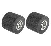 Lot de 2 disques de polissage en feutre, dimensions 120x100x19 mm, grain 800, couleur grise