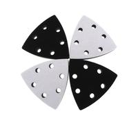 Lot de 2 Disques de Ponçage À 6 Trous, 90 x 90 x 90 mm, avec Interface Souple, Crochet et Boucle, Accessoires pour Outils Électriques