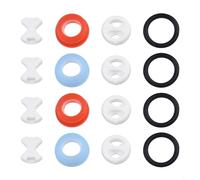Lot de 2 disques en céramique de rechange 1,27 cm pour cartouche de robinet avec rondelle en silicone et joint torique