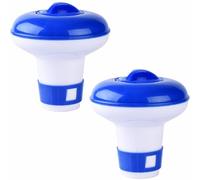 Lot de 2 distributeurs de chlore, accessoires de jacuzzi, distributeur de chlore pour jacuzzi, idée pour spa, jacuzzi et fontaine, piscines gonflables et hors sol, distributeur flottant de jacuzzi