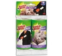 Lot de 2 doubles recharges pour brosse adhésive 30 feuilles G