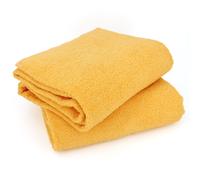 Lot de 2 draps de bain 90x150 cm ALPHA jaune Or