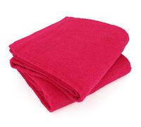 Lot de 2 draps de bain 90x150 cm ALPHA rose Fuschia
