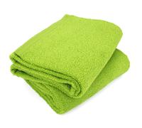 Lot de 2 draps de bain 90x150 cm ALPHA vert Pistache