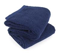 Lot de 2 draps de douche 70x130 cm ALPHA bleu Marine