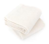 Lot de 2 draps de douche 70x130 cm ALPHA ivoire