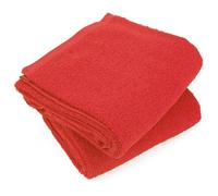 Lot de 2 draps de douche 70x130 cm ALPHA rouge