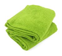 Lot de 2 draps de douche 70x130 cm ALPHA vert Pistache
