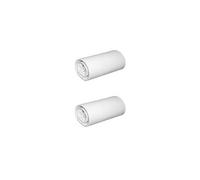 Lot de 2 draps housse jersey blanc bonnet 40 cm 140x200