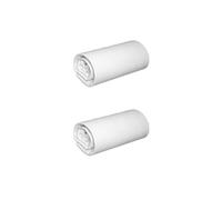 Lot de 2 draps Housse Jersey Blanc Bonnet 40 cm 160x190