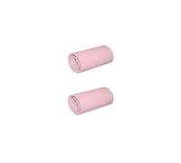 Lot de 2 draps housse jersey rose thé bonnet 40 cm 90x200