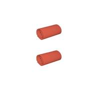 Lot de 2 draps housses jersey orange terracotta bonnet 30 cm 70x190/200
