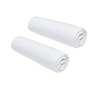 Lot de 2 draps housses TODAY Essential - 90 x 190 cm - 1 personne - 100% Coton - Craie