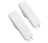 Lot de 2 embouts de poignée de four blancs compatibles avec GE WB07K10043 AP3140301, PS228368, WB07T10144, pièce de rechange