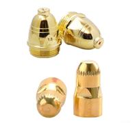 Lot de 2 embouts plasma pour buse d'électrode p80, fil hafnium plaqué or, pour lampe torche CNC 60 A, 80 A, 100 A (1,5 mm)