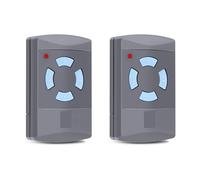 Lot de 2 émetteurs manuels pour porte de garage Hörmann HSM4-868,4 canaux 868,3 MHz - Télécommande manuelle pour ouvre-porte de garage Hörmann SupraMatic, ProMatic, RotaMatic, LineaMatic - Contient 2