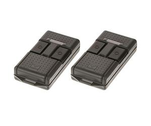 Lot de 2 émetteurs portatifs Cardin S466-TX2 à 2 commandes, 27,195 MHz, S466 TRQ466200