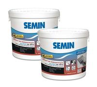 Lot de 2 enduits de rebouchage allégé pour trous et fissures importants Sem-Light Semin - intérieur - pot de 1 L