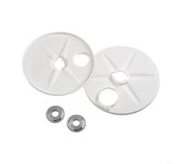 Lot de 2 enjoliveurs pour Toro 55,9 cm pour tondeuse recy 127-6840 110-1792 en plastique blanc