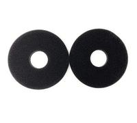Lot de 2 éponges à sel de Bar TonJin Éponge de Rechange Noire pour Verre Rimmer, Margarita Salter, Jus de Citron Vert,Replacement Sponge
