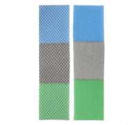 Lot de 2 éponges filtrantes pour climatiseur - Pour fenêtre générale et unités portables - En coton - Piège à poussière amélioré - Accessoire de refroidissement - Couleur blanche - 21 x 52 mm - Lot de
